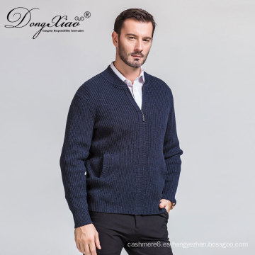 Suéter de punto de lana de cuello alto de hombre invierno 12Gg con moda superventas